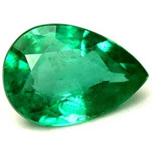 1.01 Karat Tropfen Form Emerald Gemstone