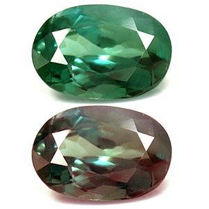 0.63 Karat Oval Form Alexandrite Gemstone