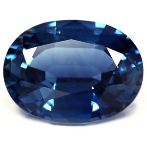 3.53 Karat Oval Form Sapphire Gemstone