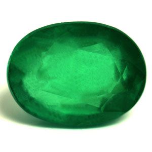 4.05 Karat Oval Form Emerald Gemstone