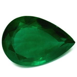 11.05 Karat Tropfen Form Emerald Gemstone