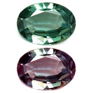 0.3 Karat Oval Form Alexandrite Gemstone