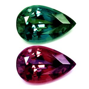 0.56 Karat Tropfen Form Alexandrite Gemstone