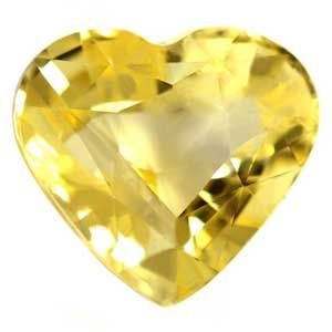1.99 Karat Herz Form Sapphire Gemstone