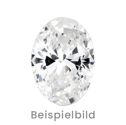 0.18 Karat Oval Form Naturdiamant