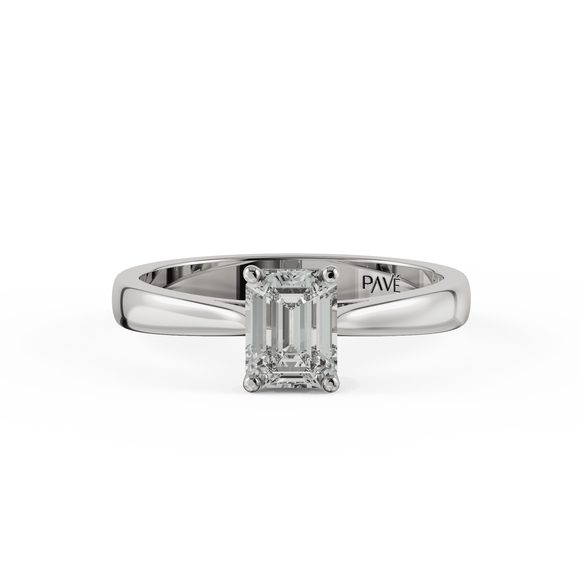 white gold - emerald