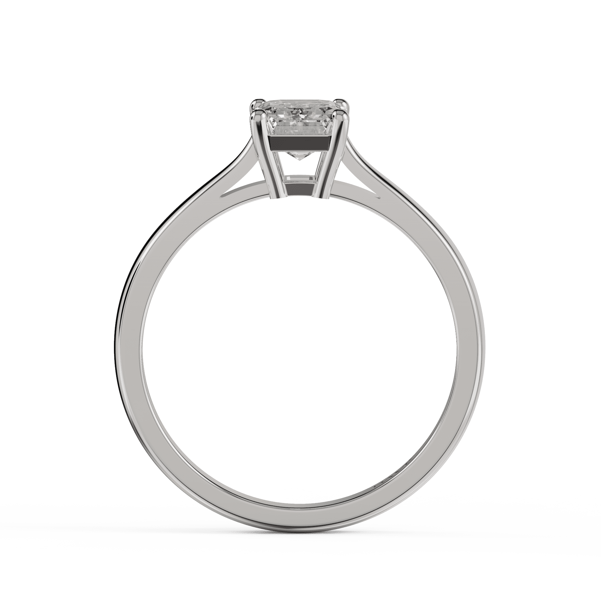 white gold - emerald