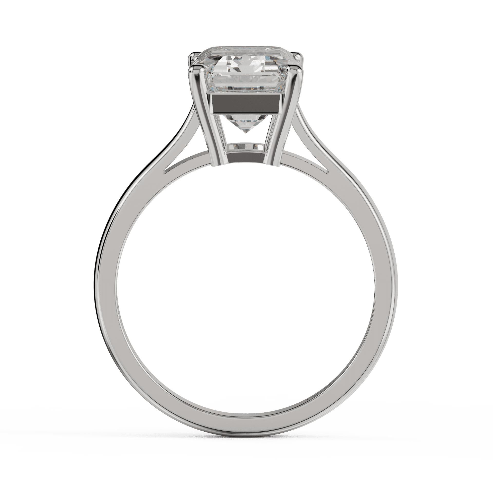 white gold - emerald