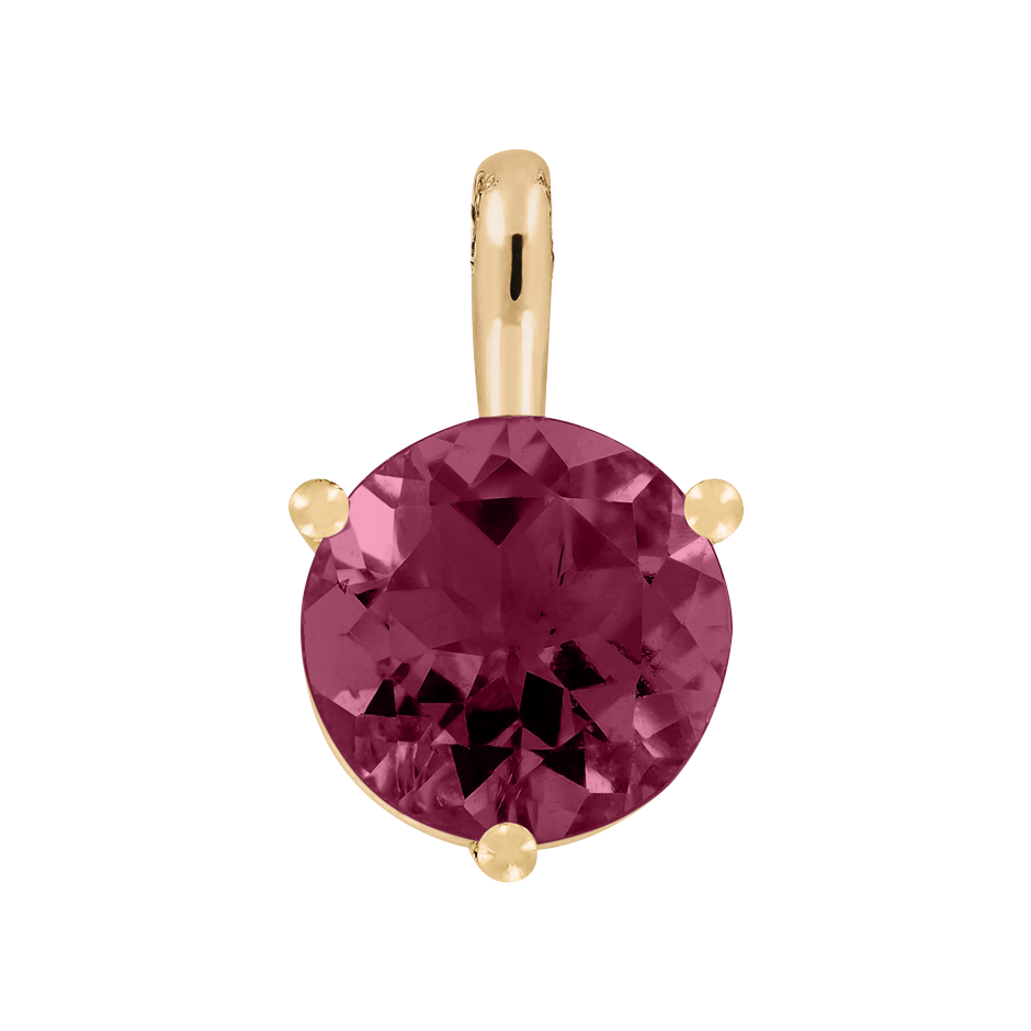 rose gold round