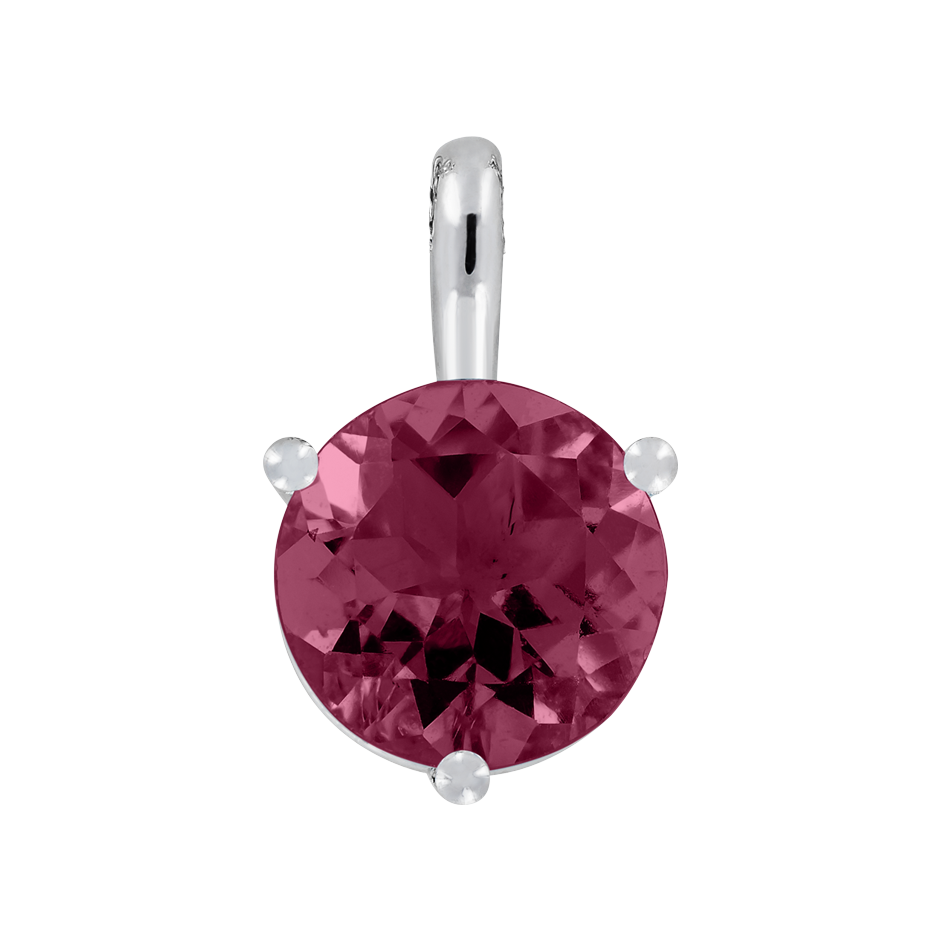 white gold round