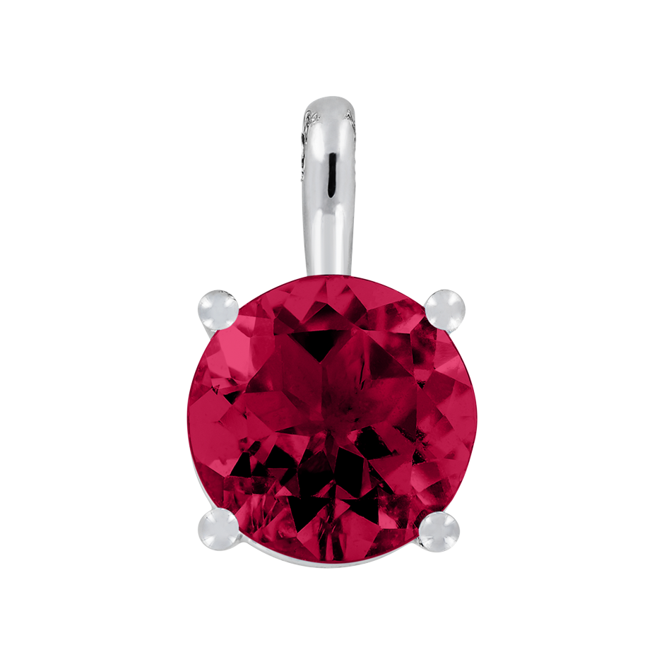 white gold round