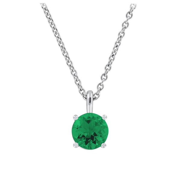 white gold round