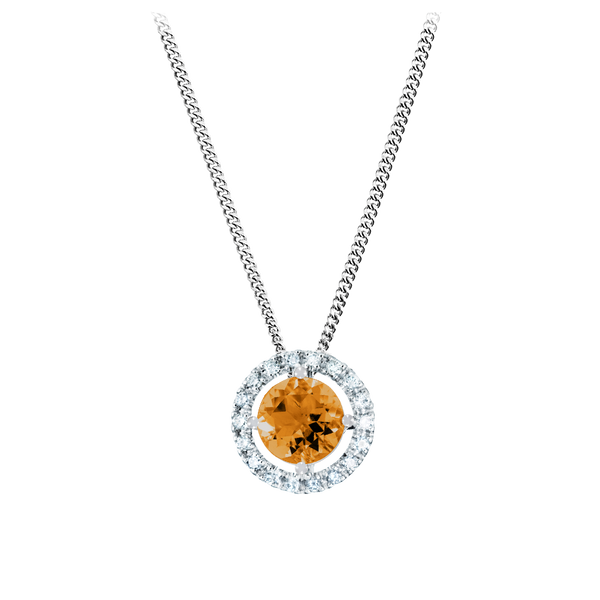 white gold round