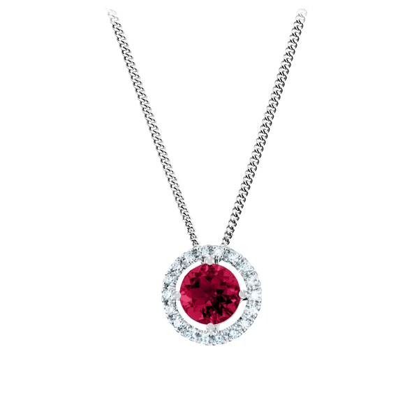 white gold round