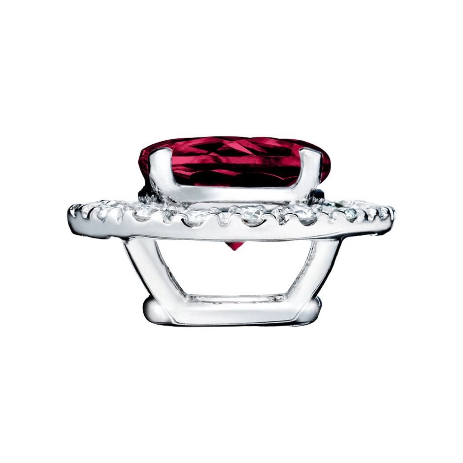 white gold round