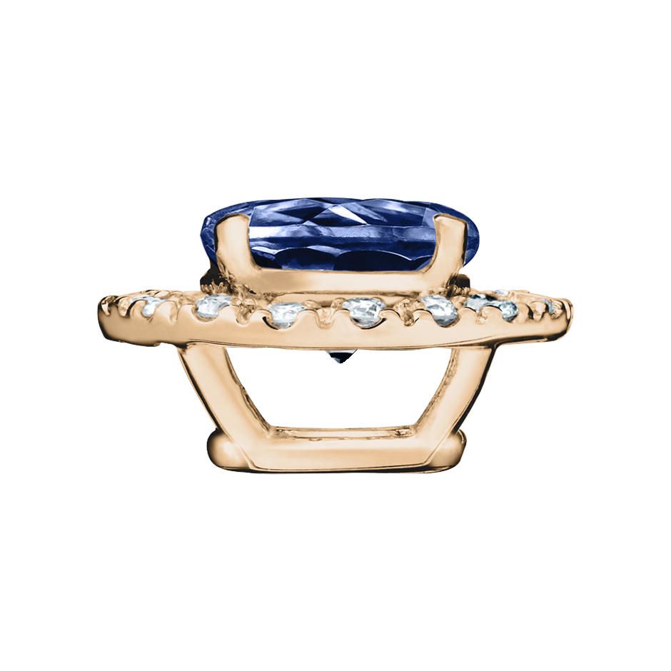 rose gold round