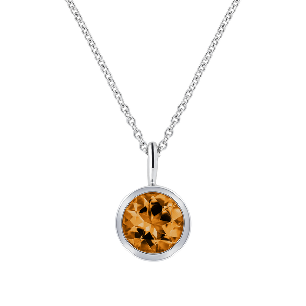 white gold round