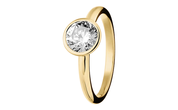 Diamantring Wien mit Zargenfassung