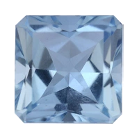  Princess Cut Aquamarin