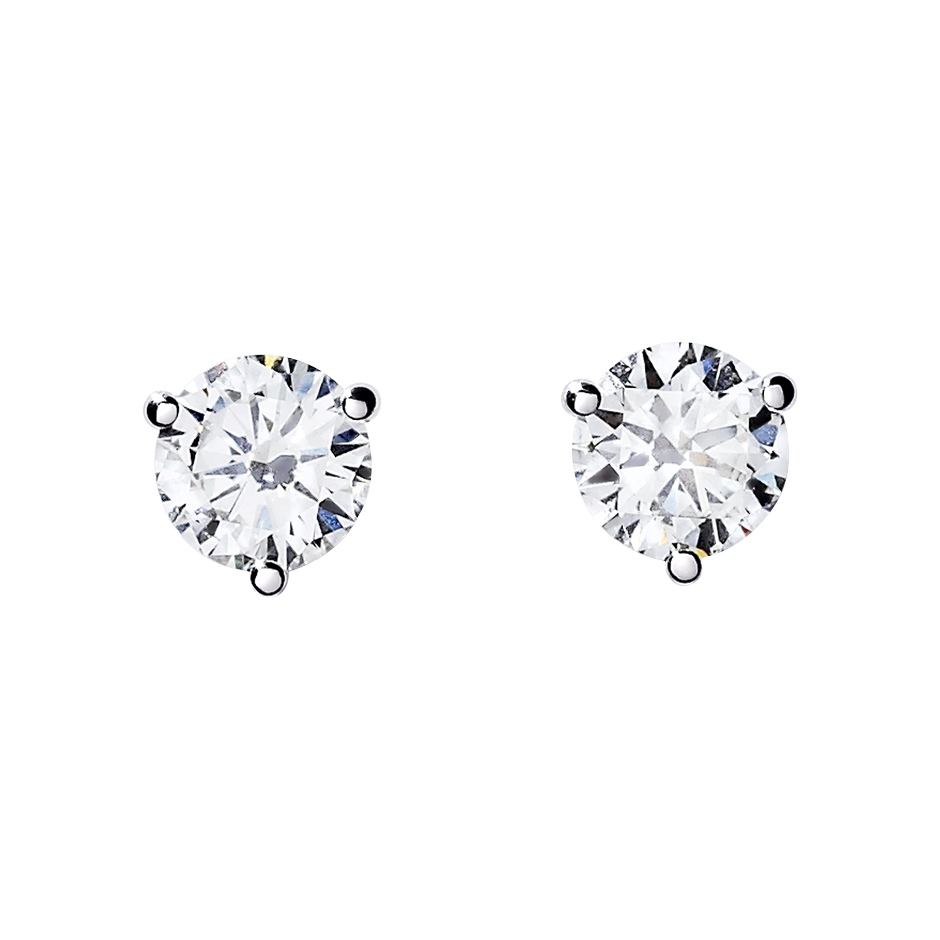 3-Krappenfassung With 1.04 Karat Brillant Form Labordiamant