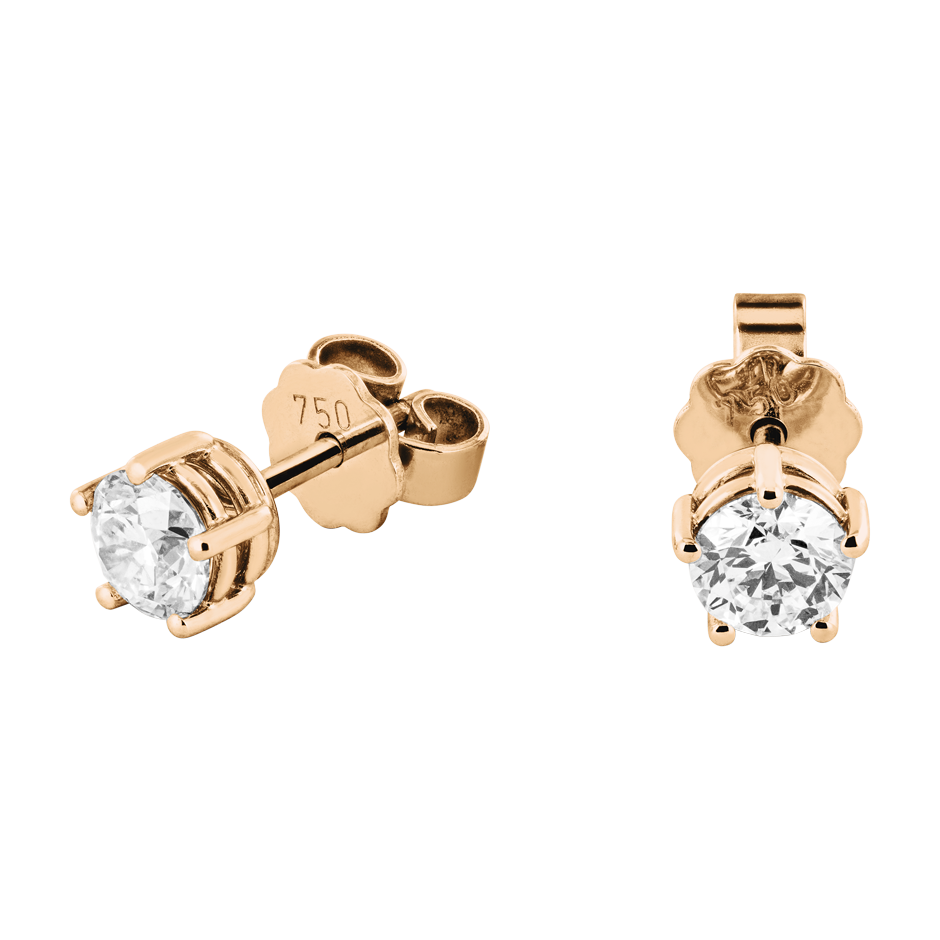 rose gold - round