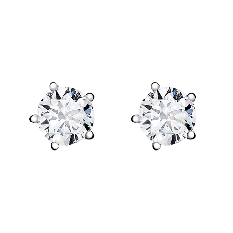 white gold - round