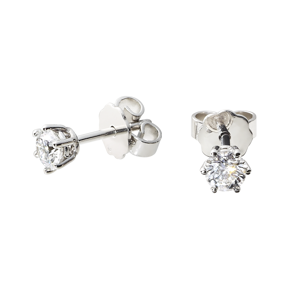 white gold - round