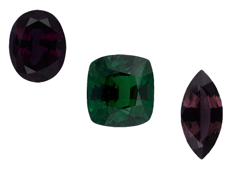 Granat Farbvarianten