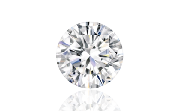 Diamant im Hearts and Arrows Schliff