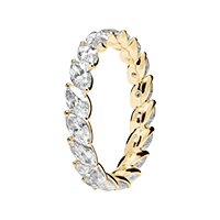 Memory Ring Venedig in Gelbgold