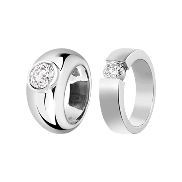 Ringschiene abgerundet und eckig