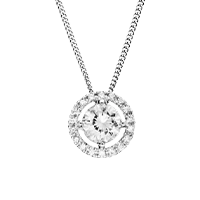 Diamant Anhänger Platinum