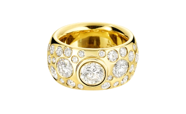 Bandring diamantenbesetzt