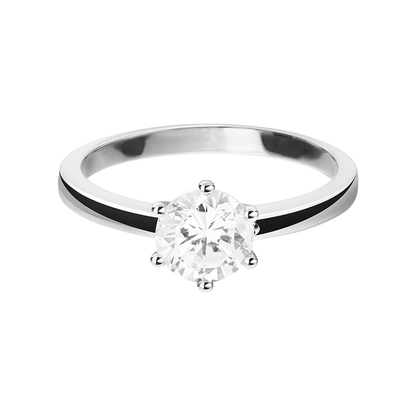 white gold - round