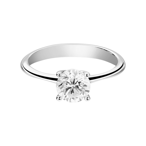 white gold - round