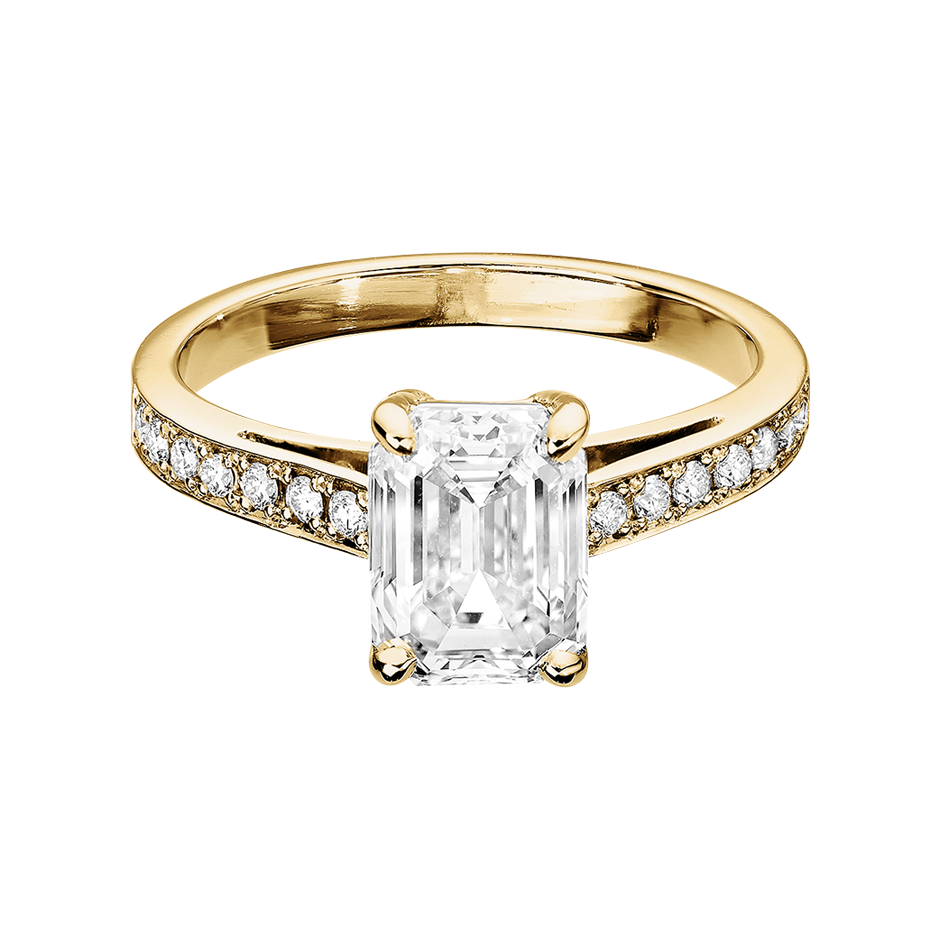 Gstaad With 2.09 Karat Smaragd Form Labordiamant