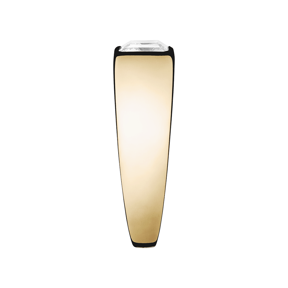 yellow gold - emerald