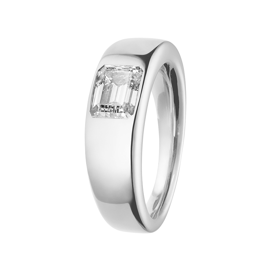white gold - emerald
