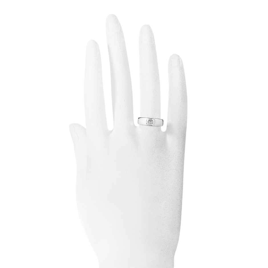 white gold - emerald