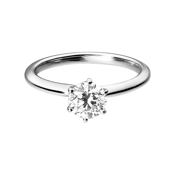white gold - round
