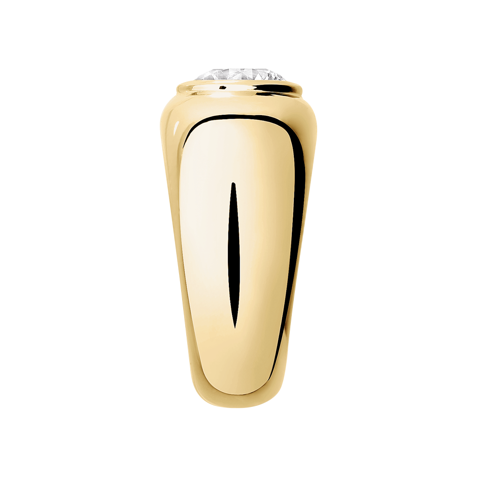 yellow gold - round