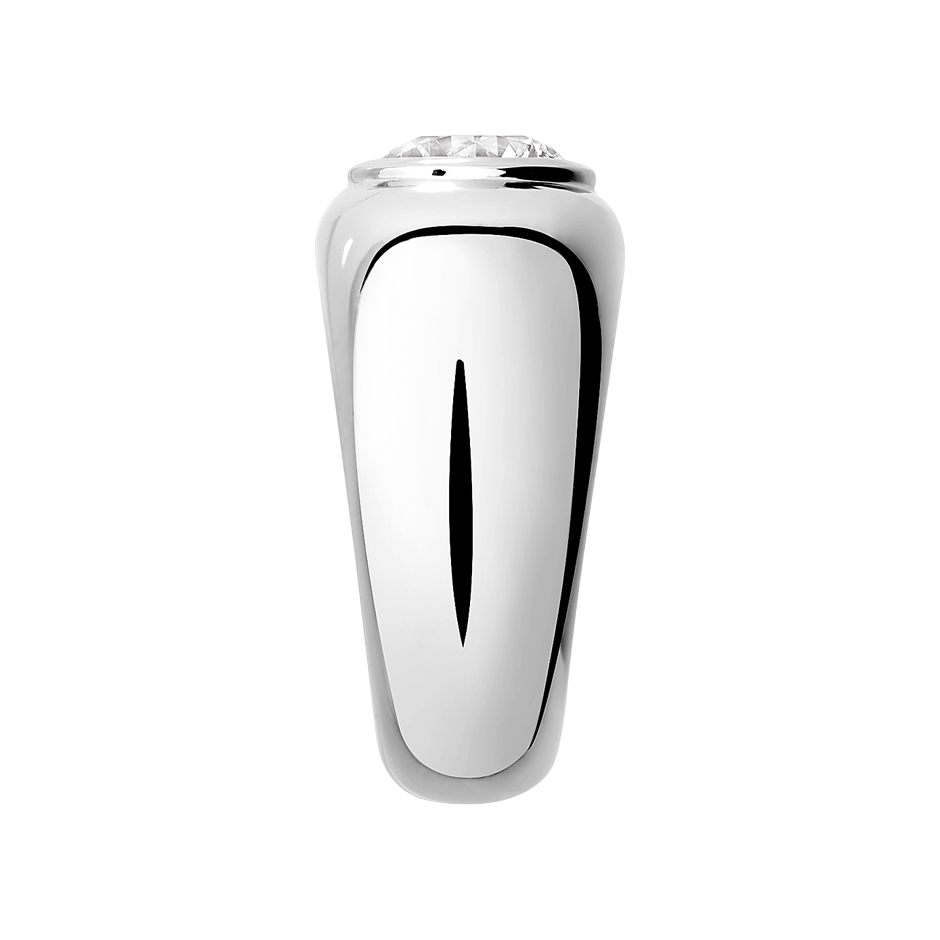 white gold - round