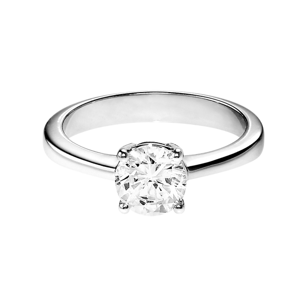 white gold - round