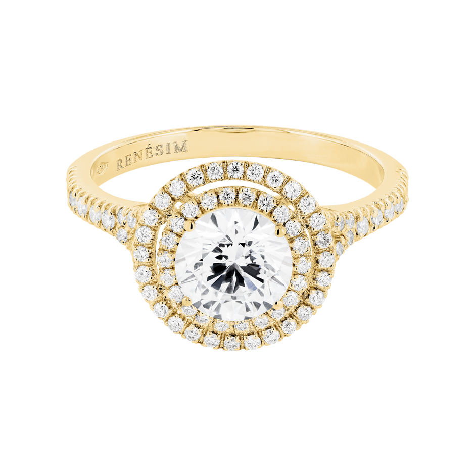 yellow gold - round