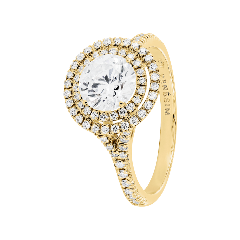 yellow gold - round