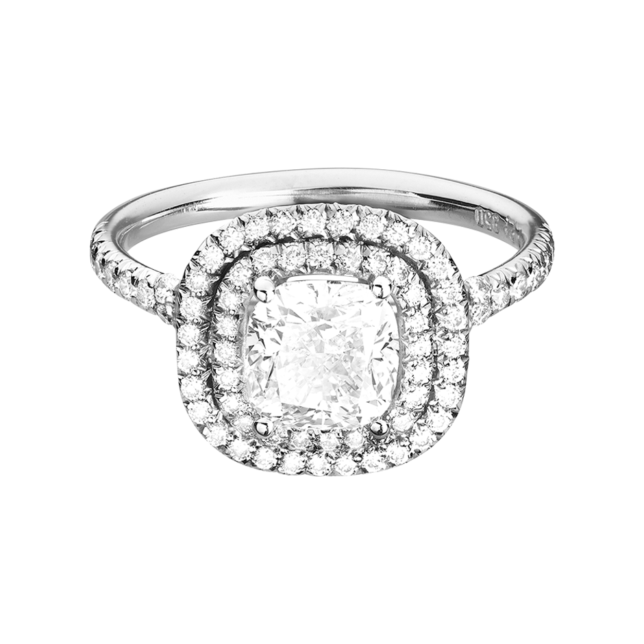 Miami With 3.6 Carat Oreiller Formulaire Diamant Naturel