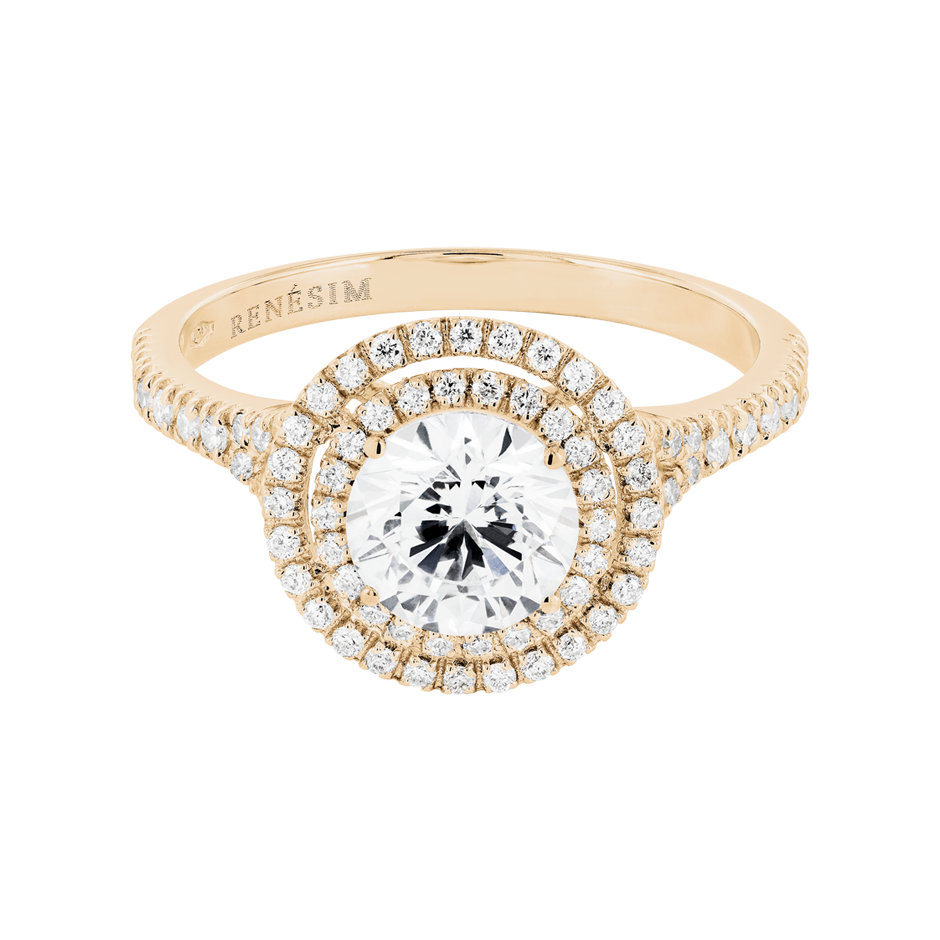 rose gold - round
