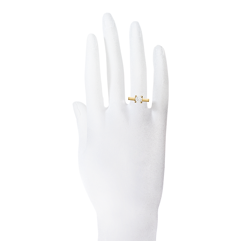yellow gold - round
