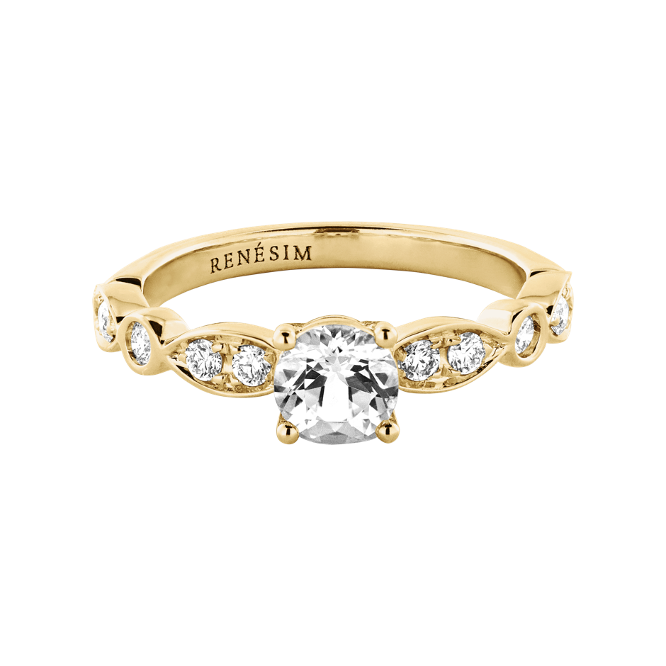 yellow gold - round