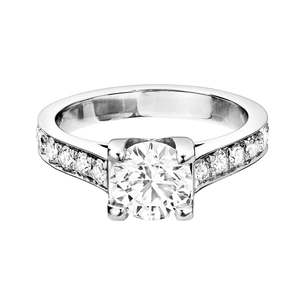 white gold - round